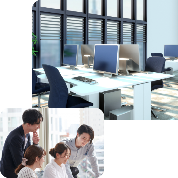 オフィスとスタッフの様子